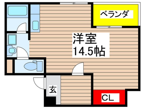 ハイツ西郊の物件間取画像